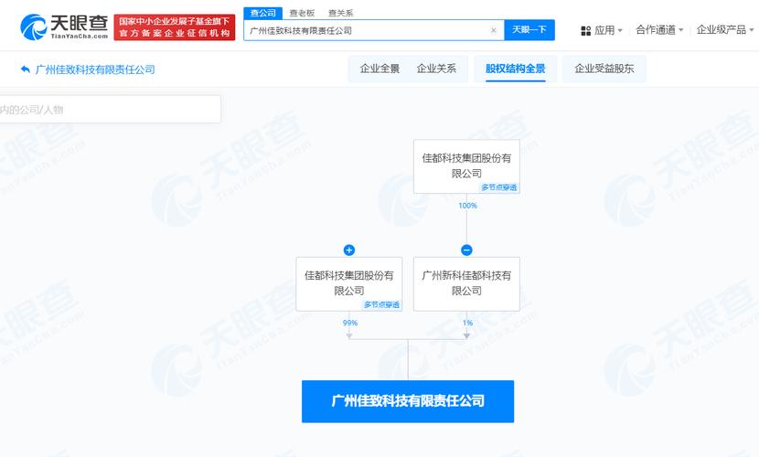 【#佳都科技在广州成立新公司# 注册资本1000万】